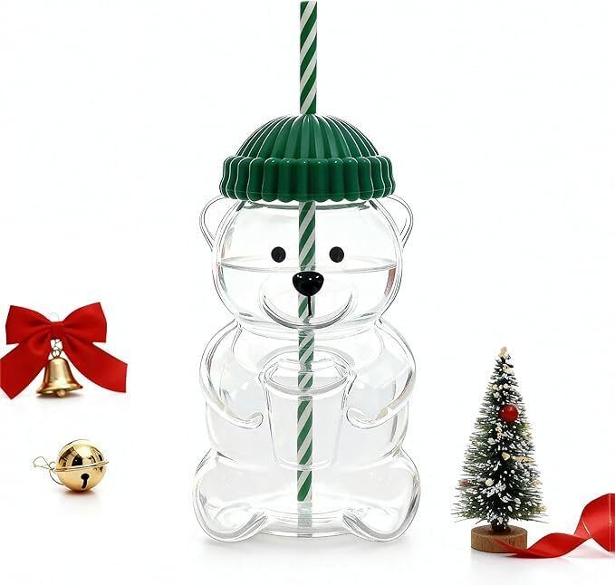 MDL-KTC-GLS-HOLIDAYBEAR Glass Water/Juice Glass-image-20