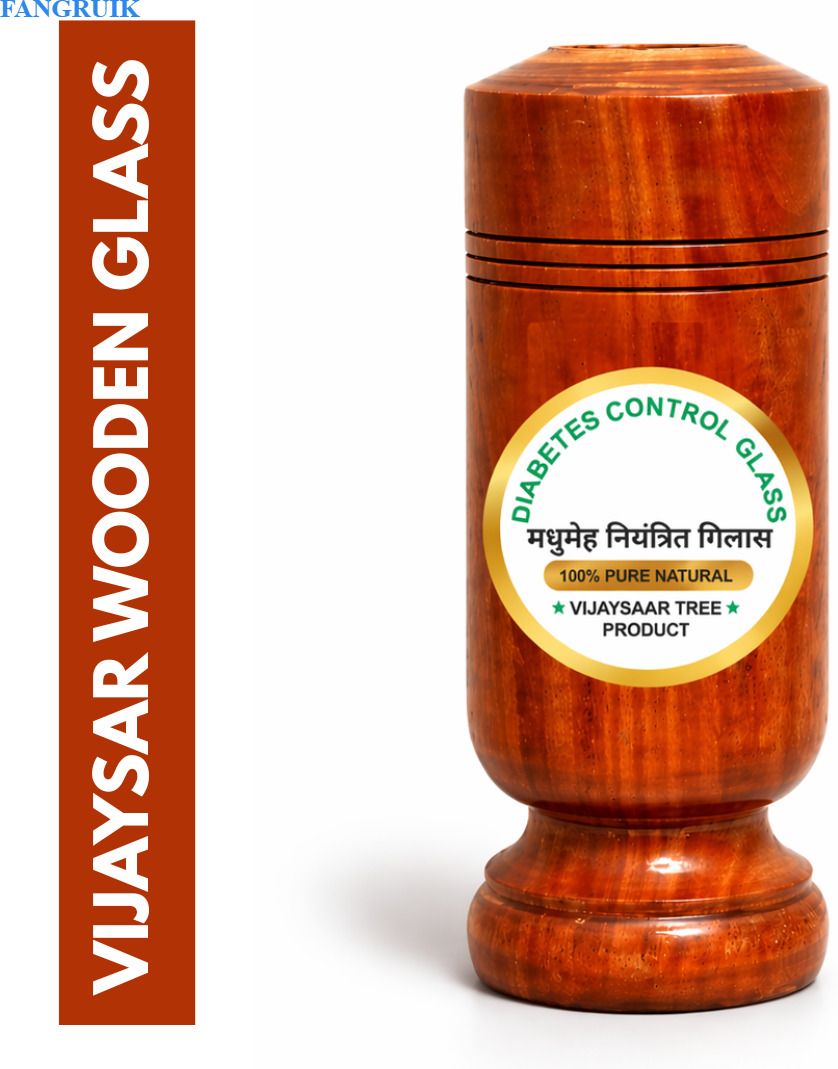 fangruik sugar glass | vijaysar wood cup | night routine Glass Water/Juice Glass-picture-35