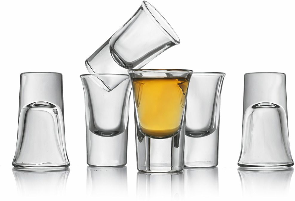 (Pack of 6) Shot Glass for vodka Tequila shots heavy base Glass Set Shot Glass Glass Set Shot Glass-image-8