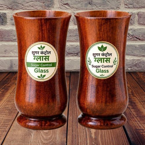 (Pack of 2) suger level control and diabities control and healthy life style Glass Set Water/Juice Glass-image-25