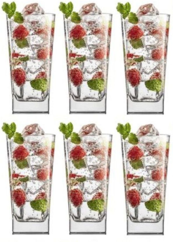 (Pack of 6) 285ml Beverage Tumblers Set of 6 Premium Water Juice Glassware Glass Set Water/Juice Glass-image-18