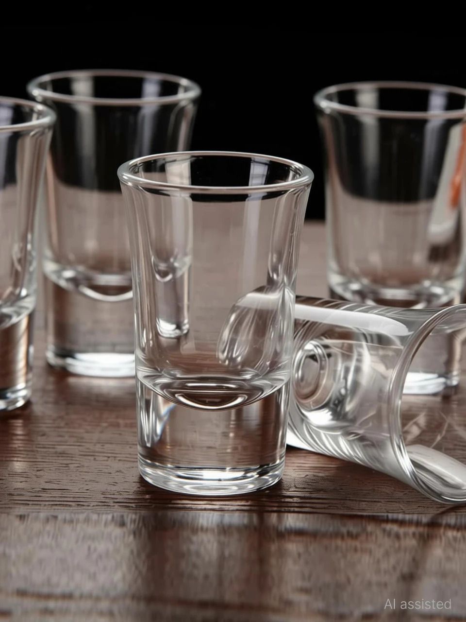 (Pack of 6) Premium Shot Glass Set of 6 | 60 ml Heavy Base Crystal Clear Shot Glasses Glass Set Shot Glass-image-9
