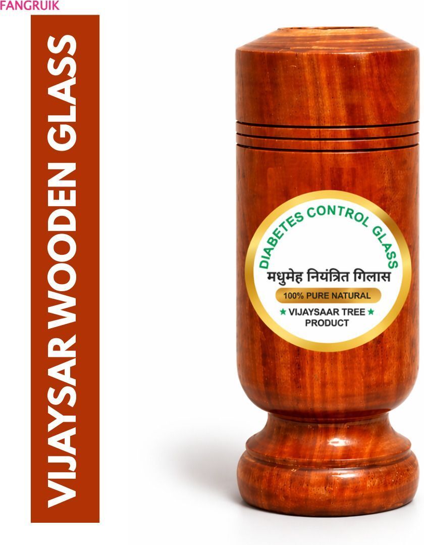 sugar glass vijaysar wood cup for morning soaked water routine Glass Water/Juice Glass-image-26