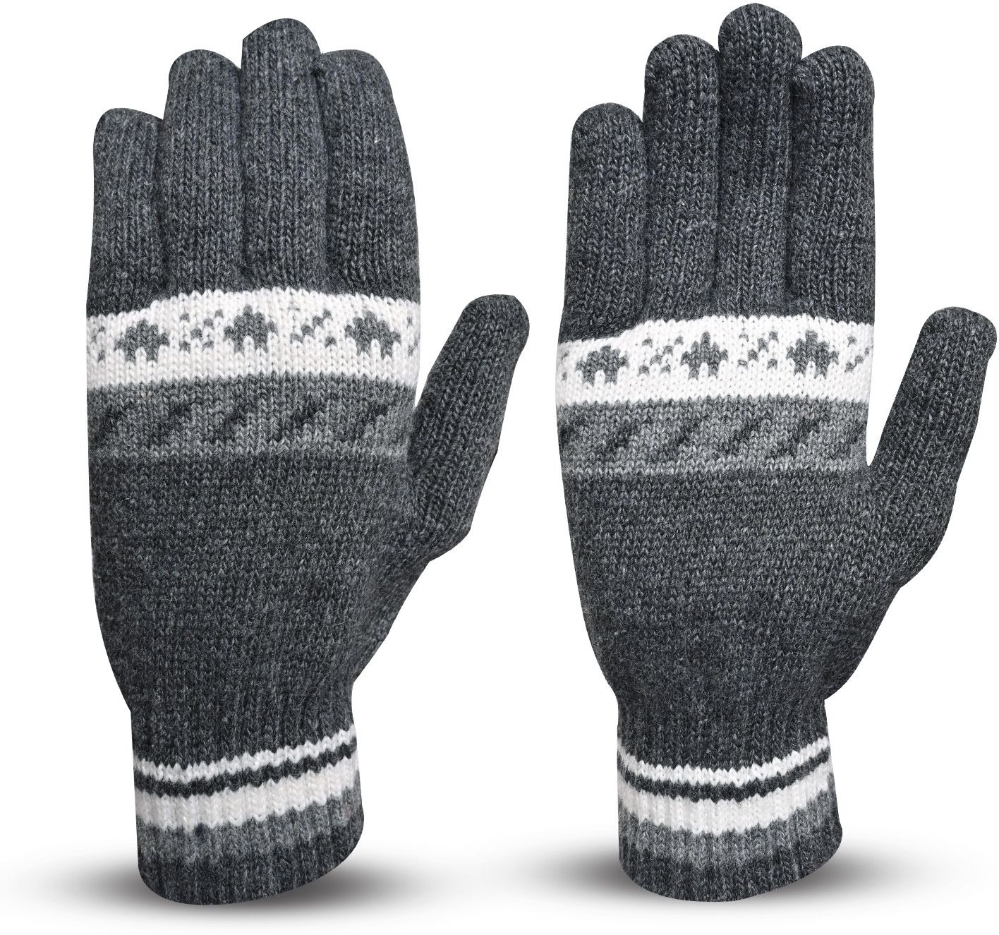 sfab Geometric Print, Self Design, Printed Winter Men Gloves-picture-18