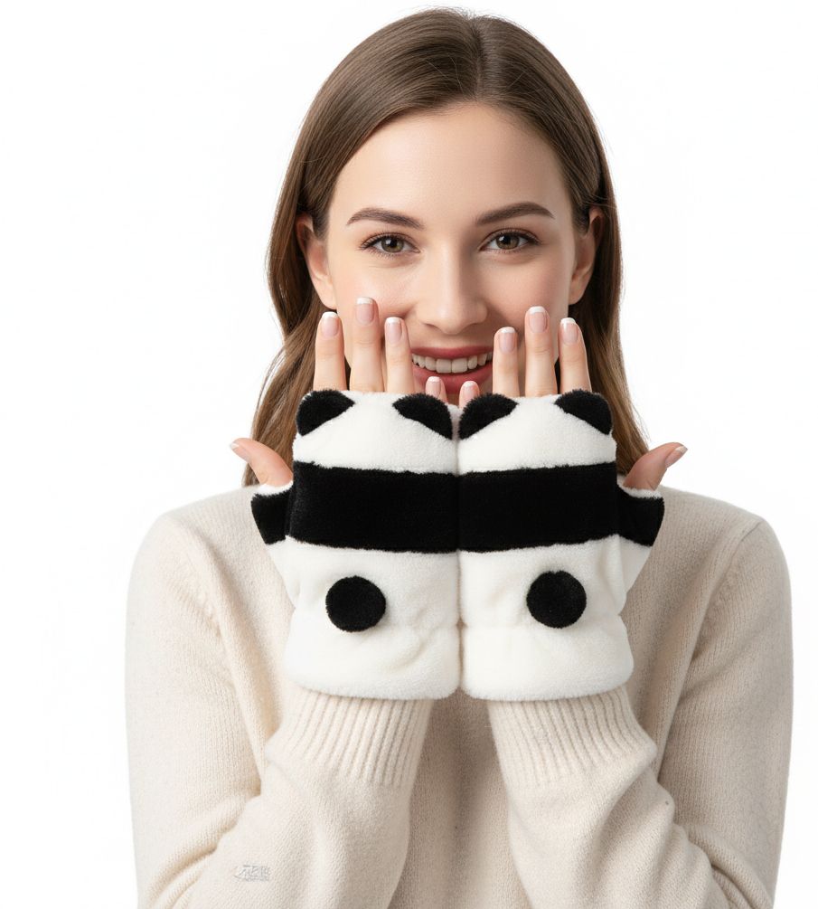 proberos Animal Print Winter Women Gloves-picture-15