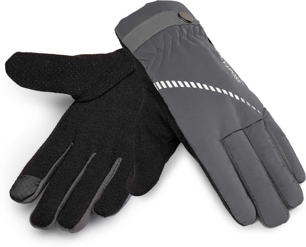 Solid Winter Men Gloves-image-43