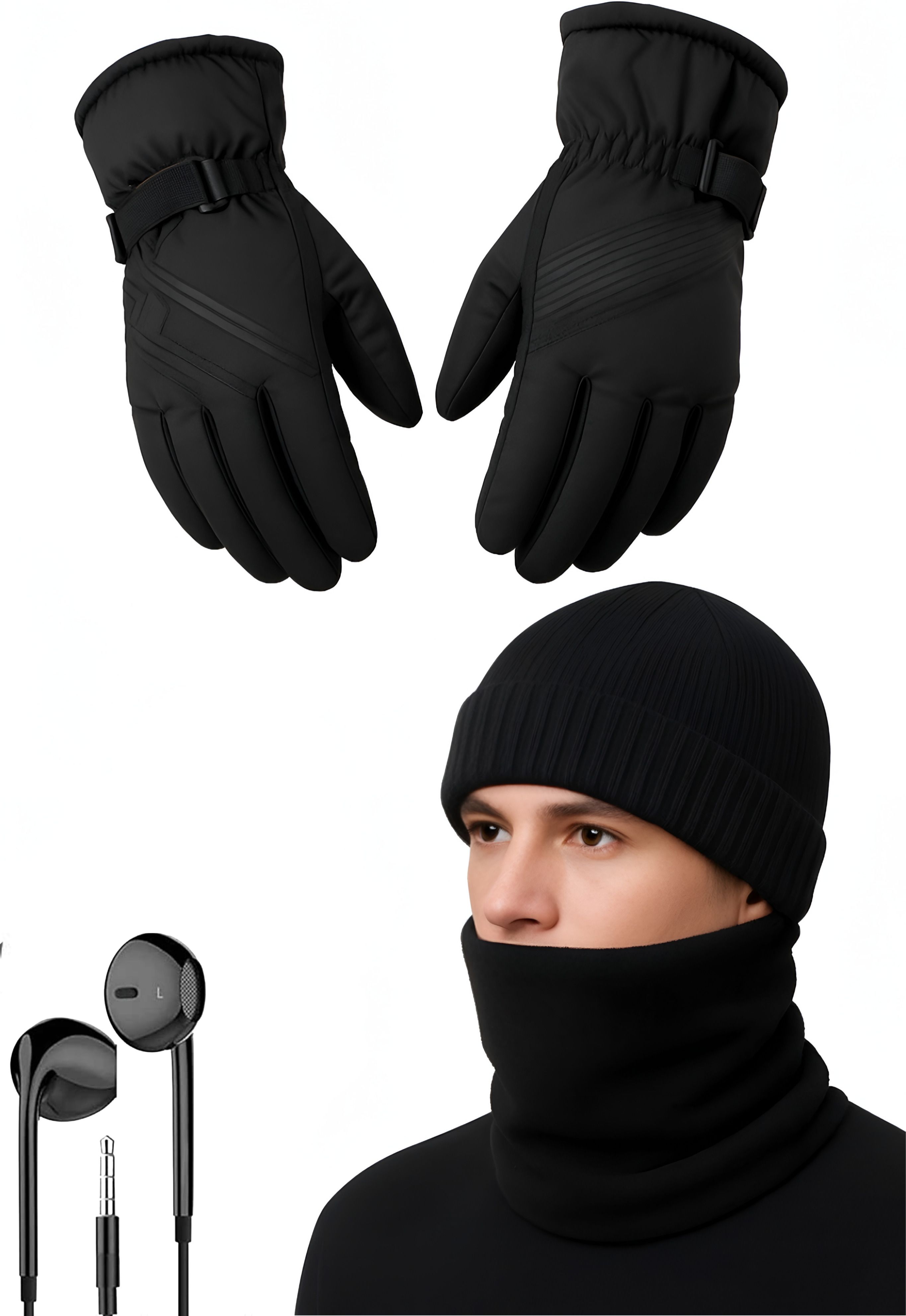 Woven Winter Men Gloves