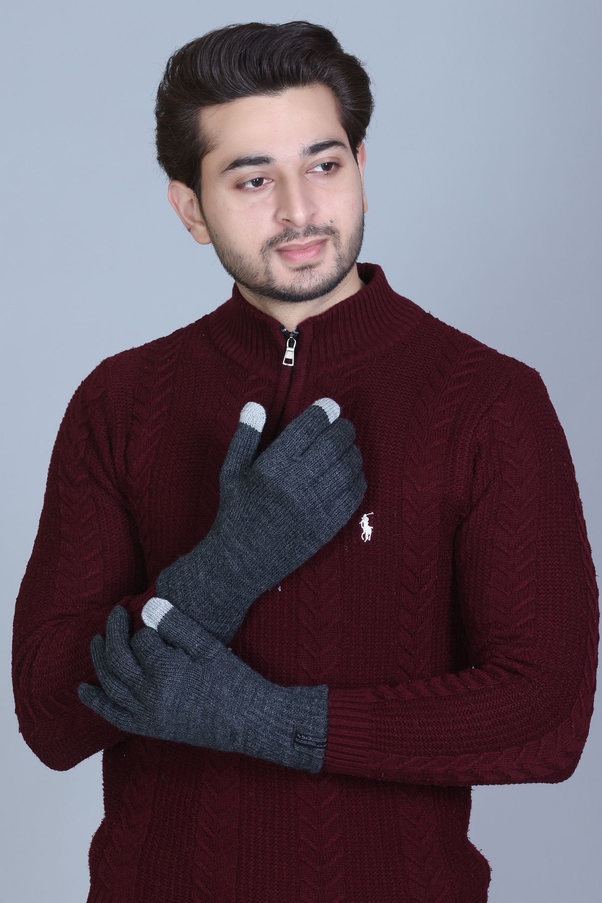 513 Solid Winter Men Gloves-picture-34