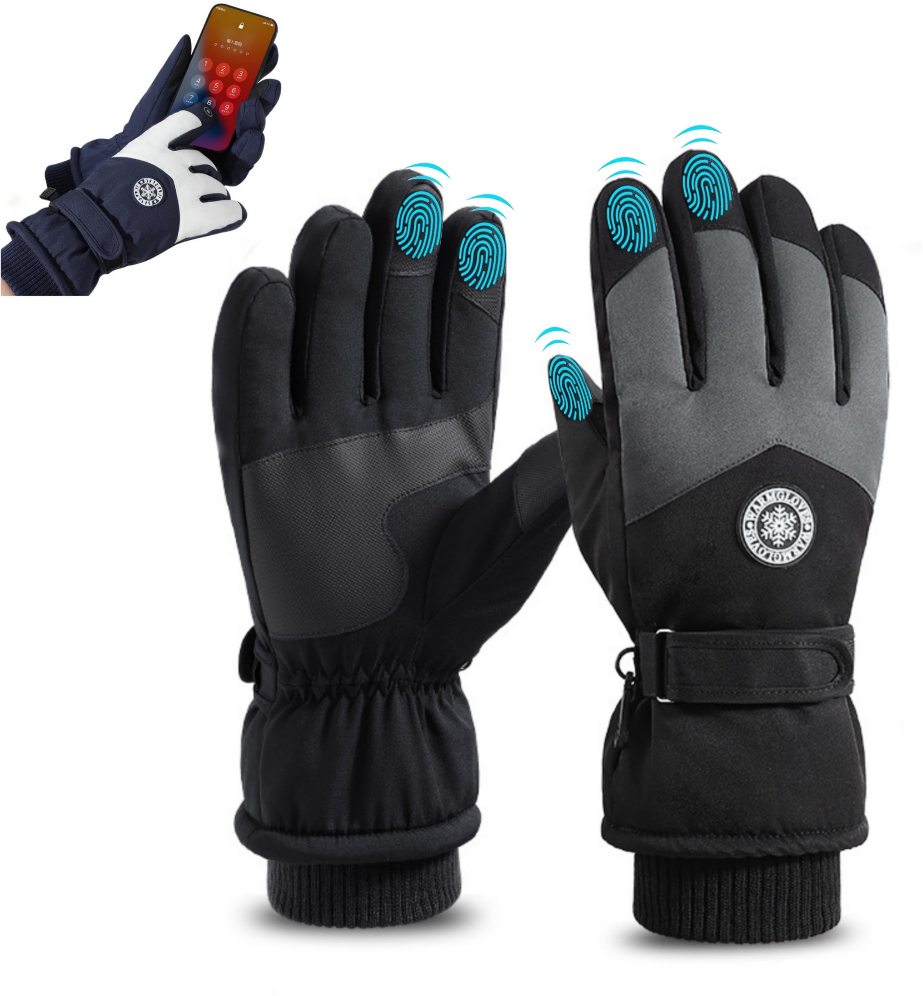 reffer Solid Winter Men Gloves-picture-23