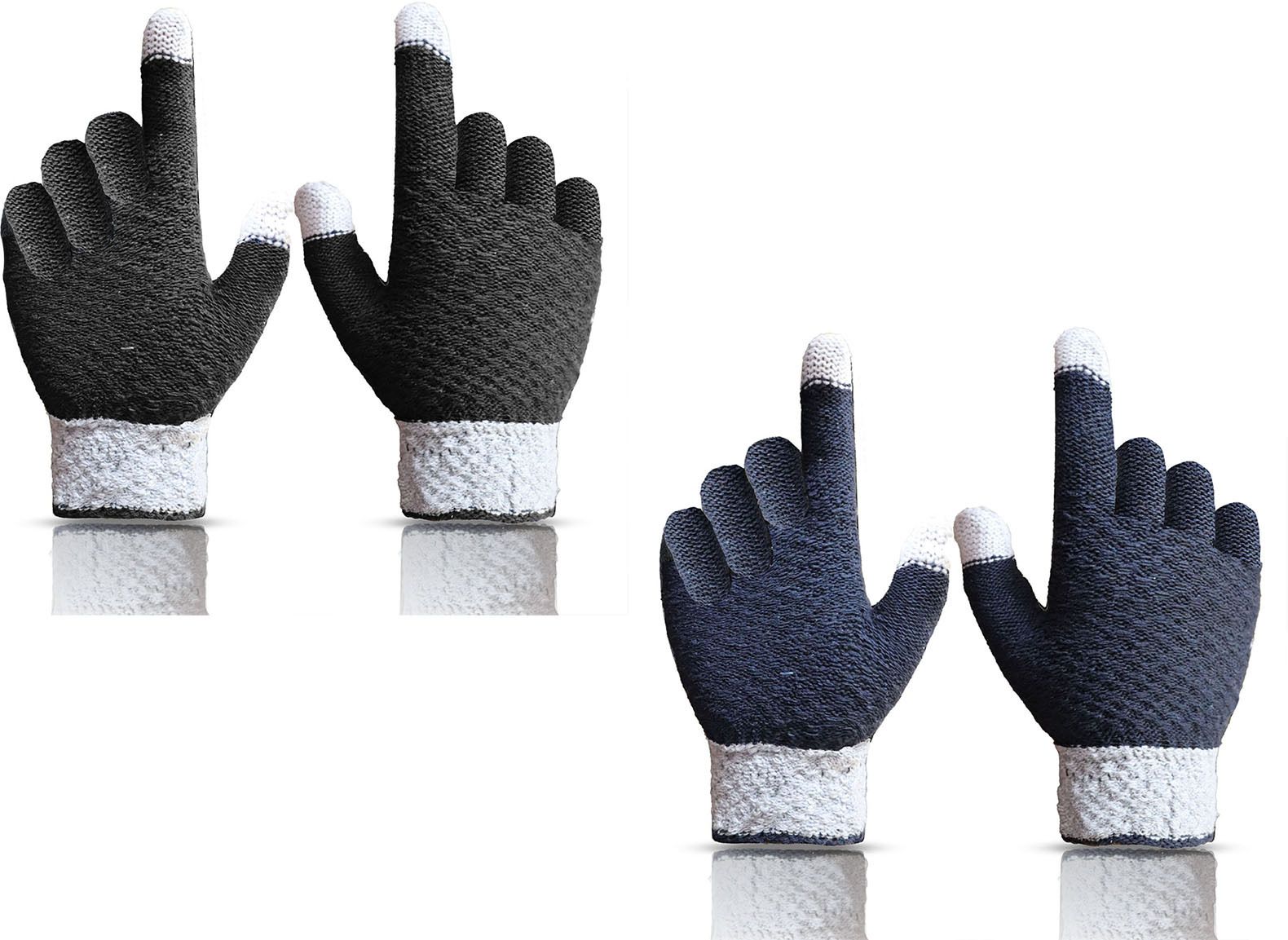 Solid Winter Men Gloves