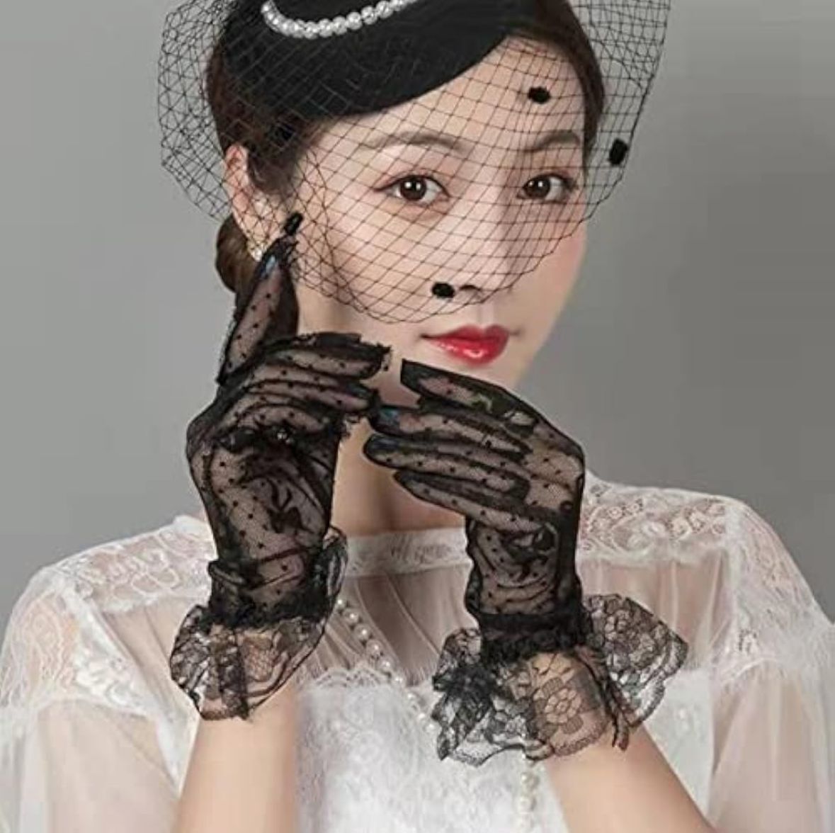Self Design Evening Women Gloves-image-4