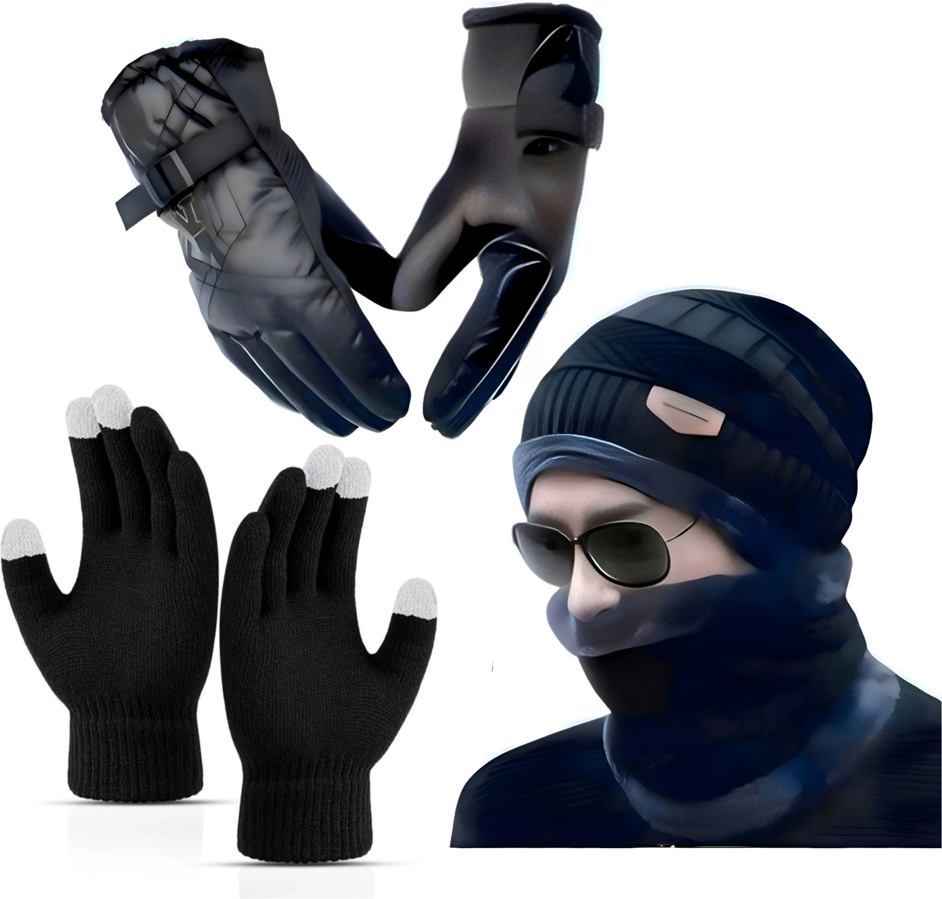 kkhatu1 Self Design Winter Men Gloves-picture-17