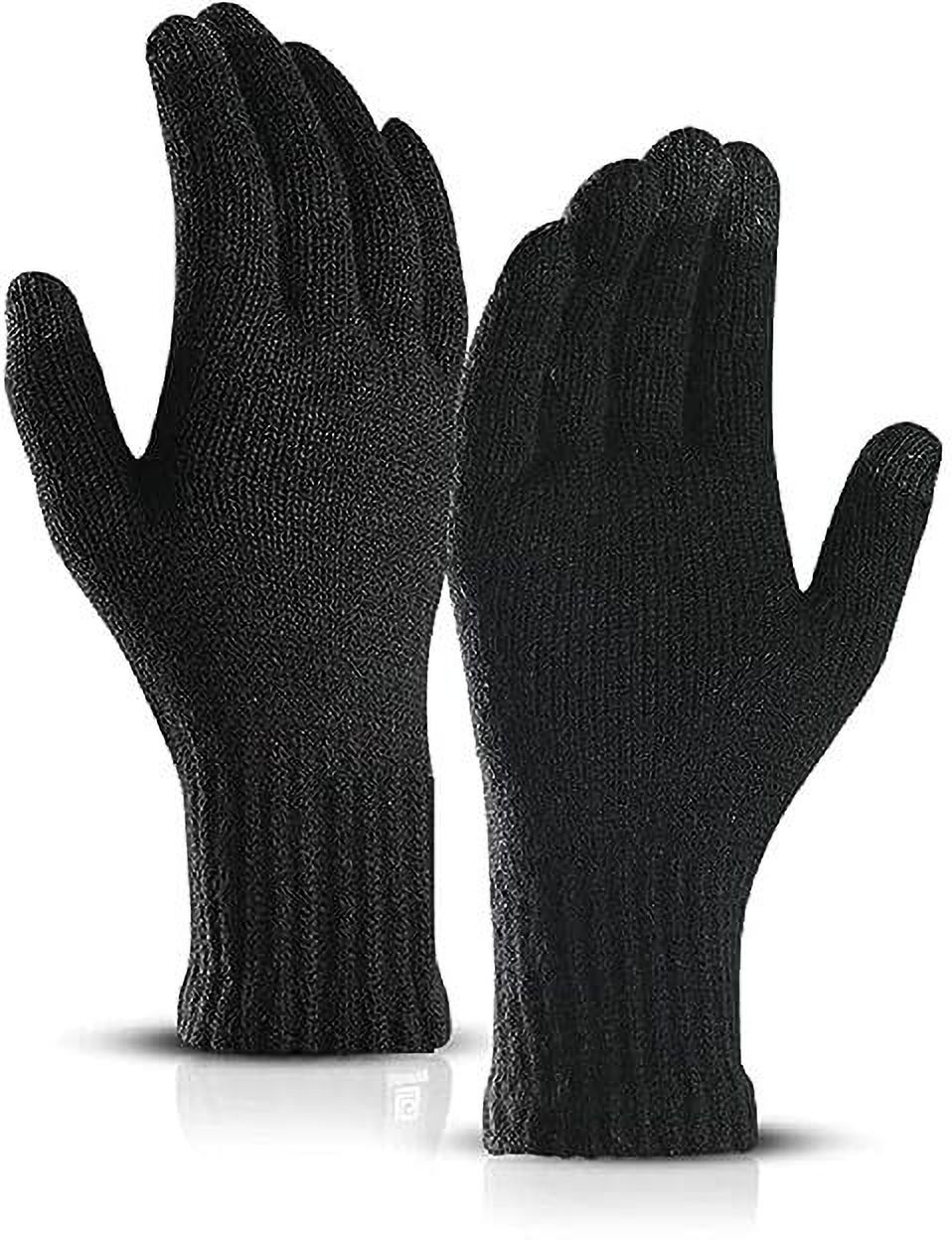 Woven Winter Men Gloves-image-11