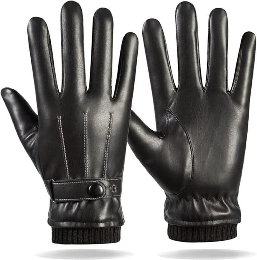 alexvyan Solid Winter Men Gloves-picture-37