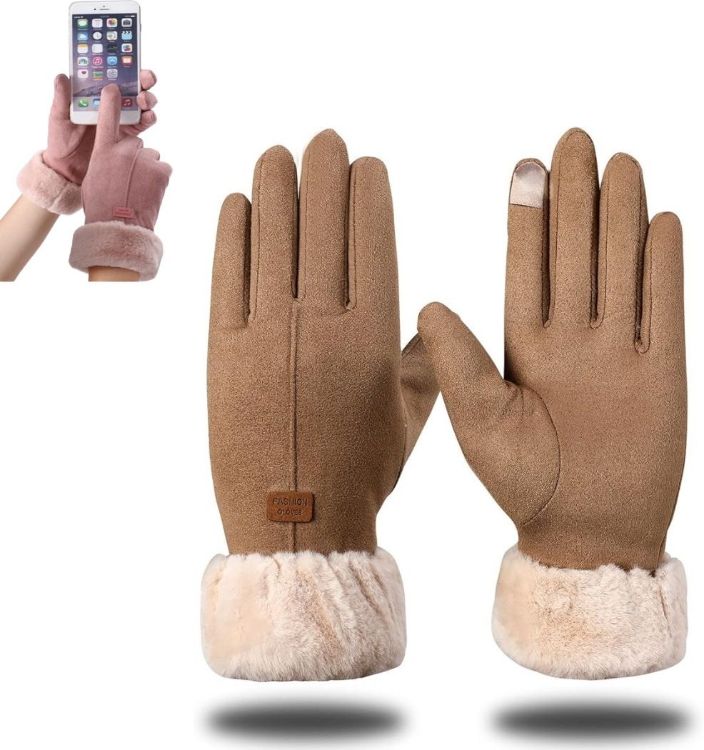 reffer Solid Winter Women Gloves-picture-16