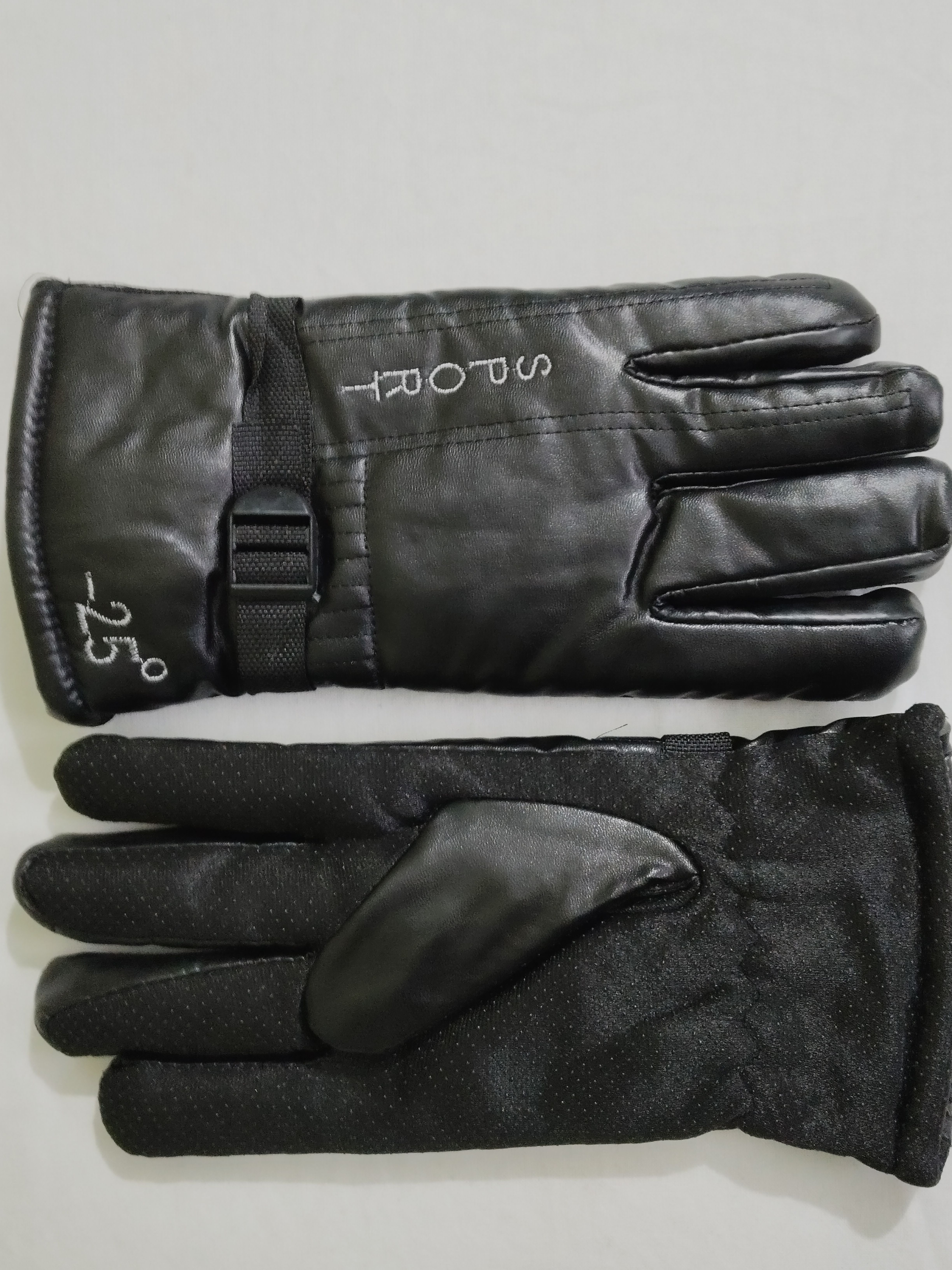 Solid Winter Men Gloves-image-41