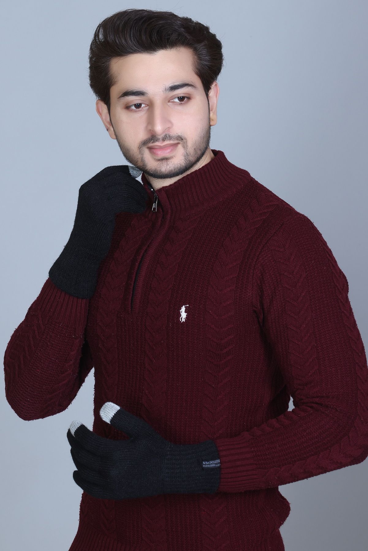 513 Solid Winter Men Gloves-picture-32