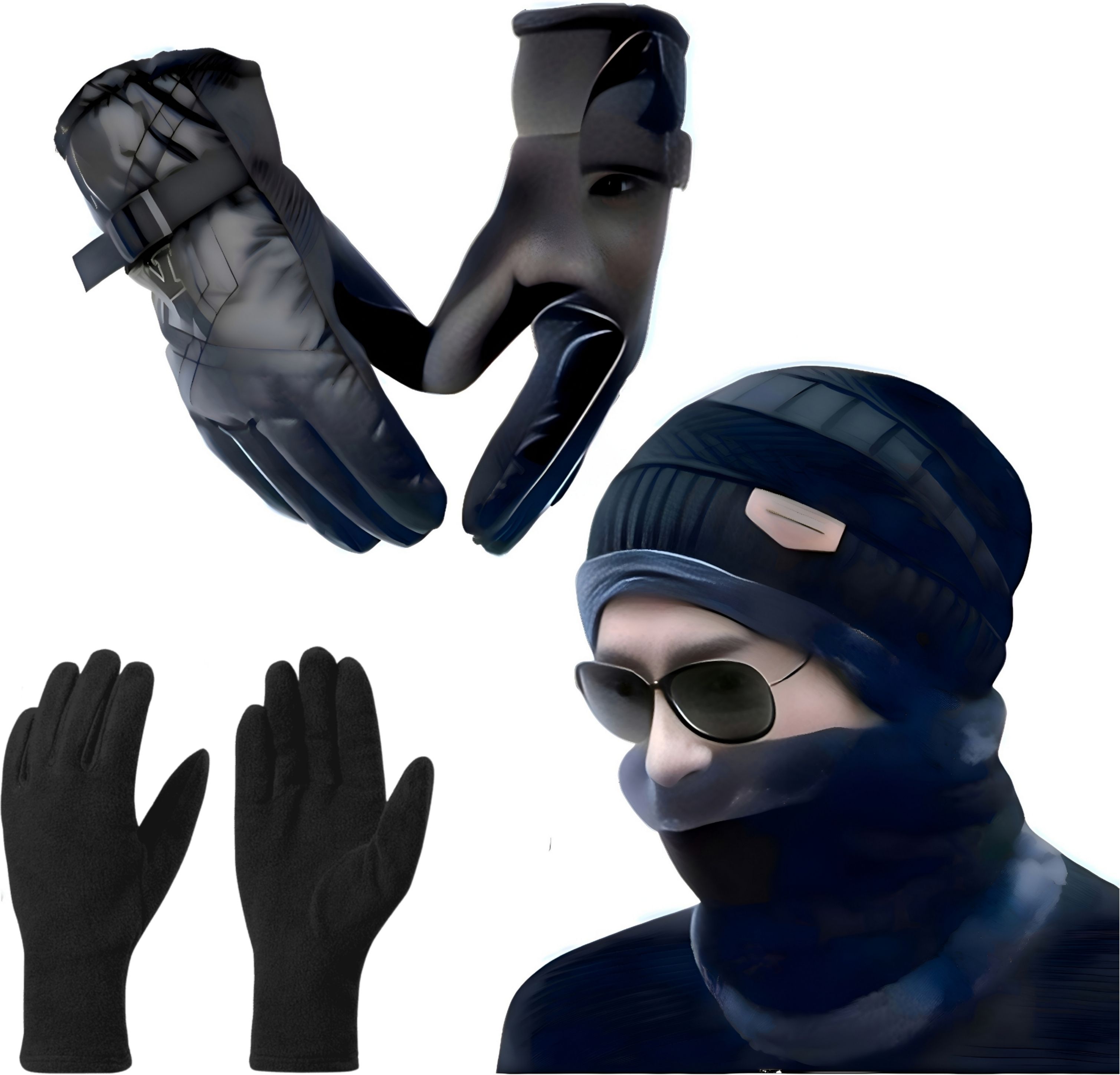 kkhatu1 Self Design Winter Men Gloves-picture-14