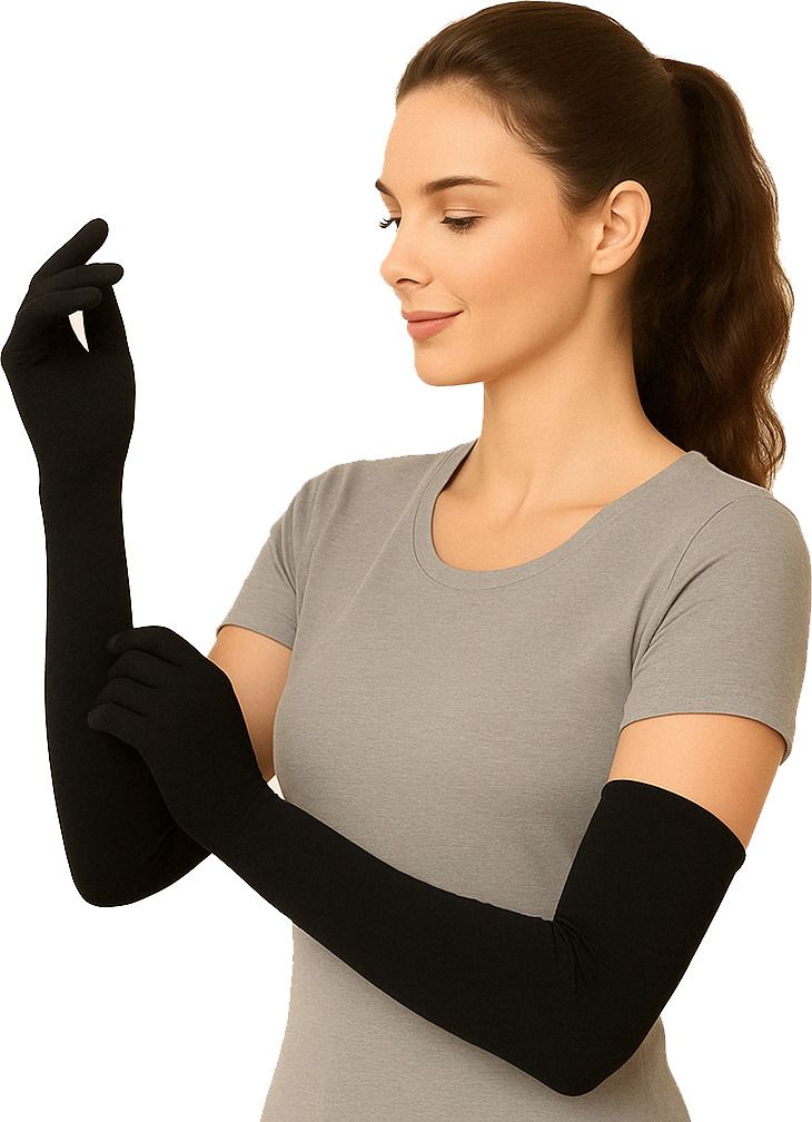 Solid Protective Women Gloves
