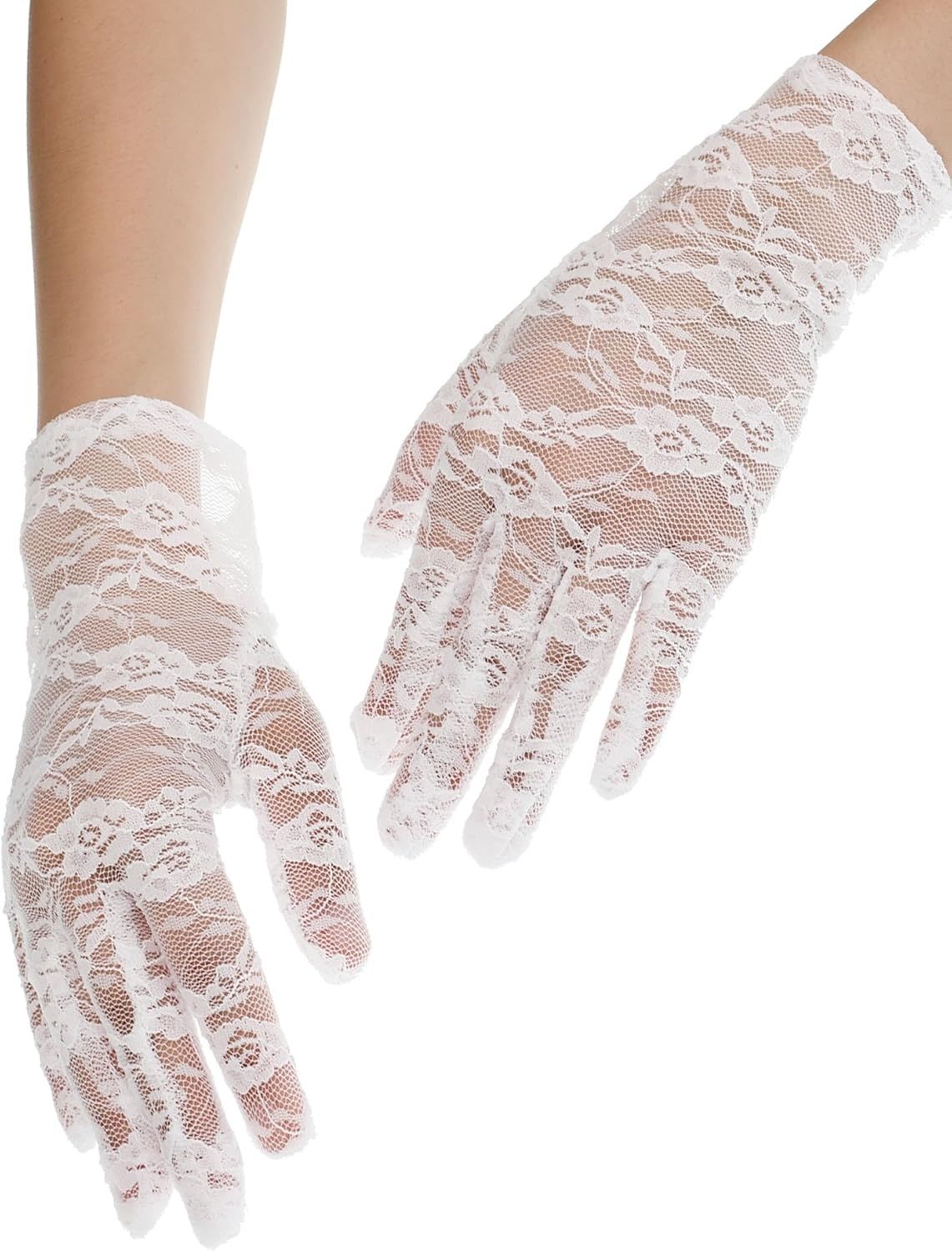 mikoniko Floral Print Evening Women Gloves-picture-39