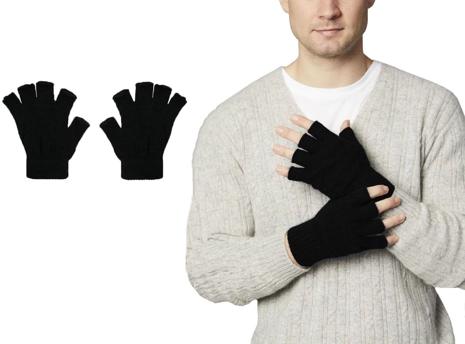 Solid Winter Men Gloves