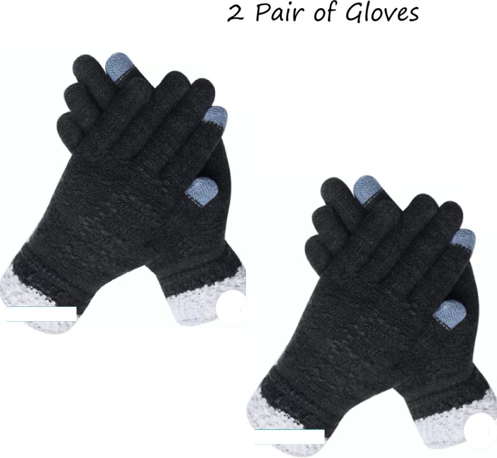qinpin Solid Winter Men Gloves-picture-41