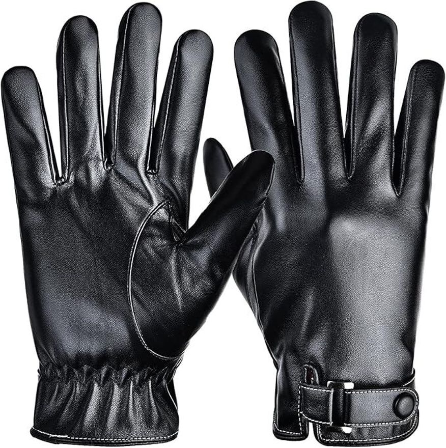 alexvyan Solid Winter Men Gloves-picture-26