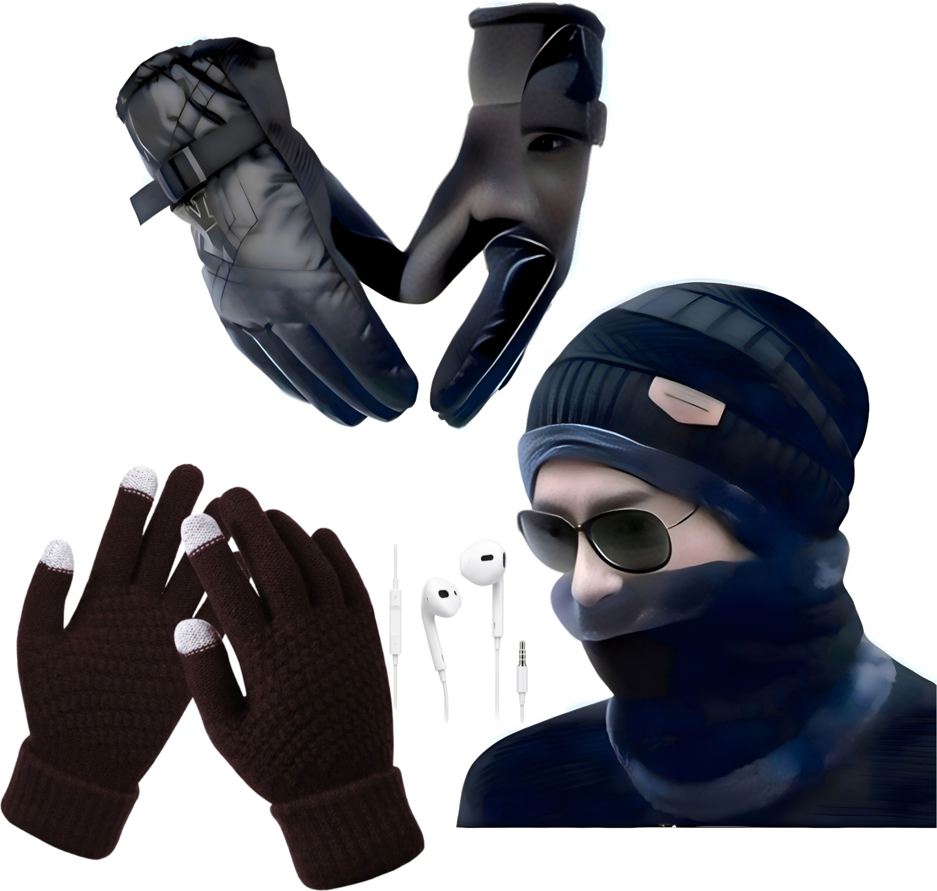kkhatu1 Self Design Winter Men Gloves-picture-12