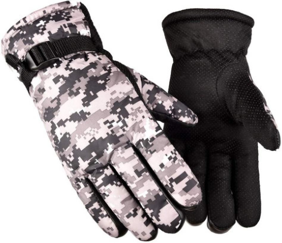 Checkered Winter Men Gloves