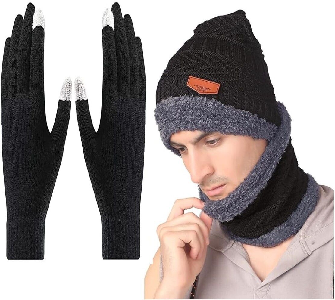 Self Design Winter Men Gloves
