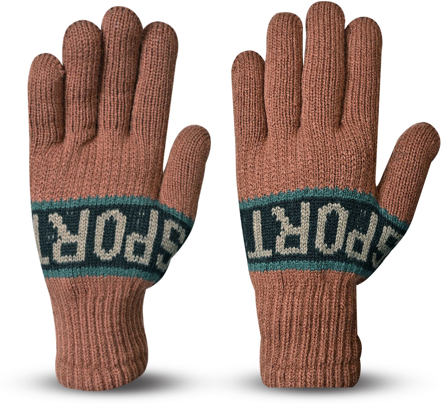 Solid, Self Design, Printed Winter Men Gloves-image-1
