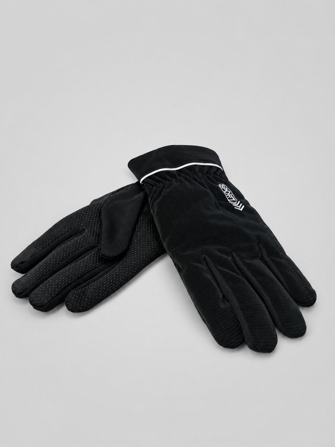 Solid Winter Men Gloves-image-46