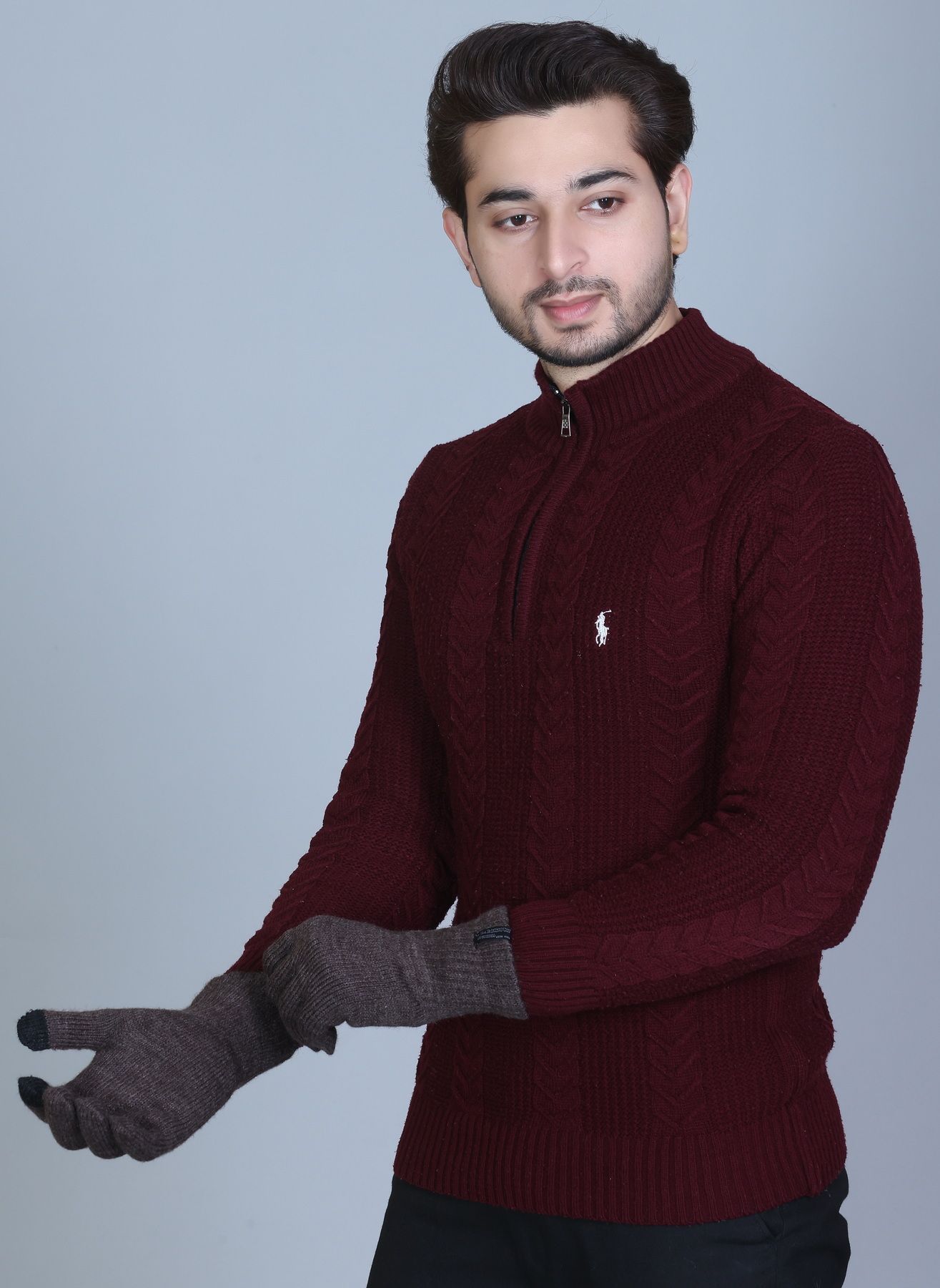 513 Solid Winter Men Gloves-picture-33