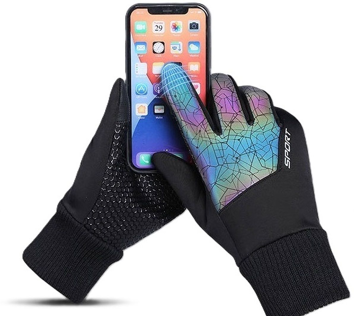 alexvyan Printed Winter Men Gloves-picture-36