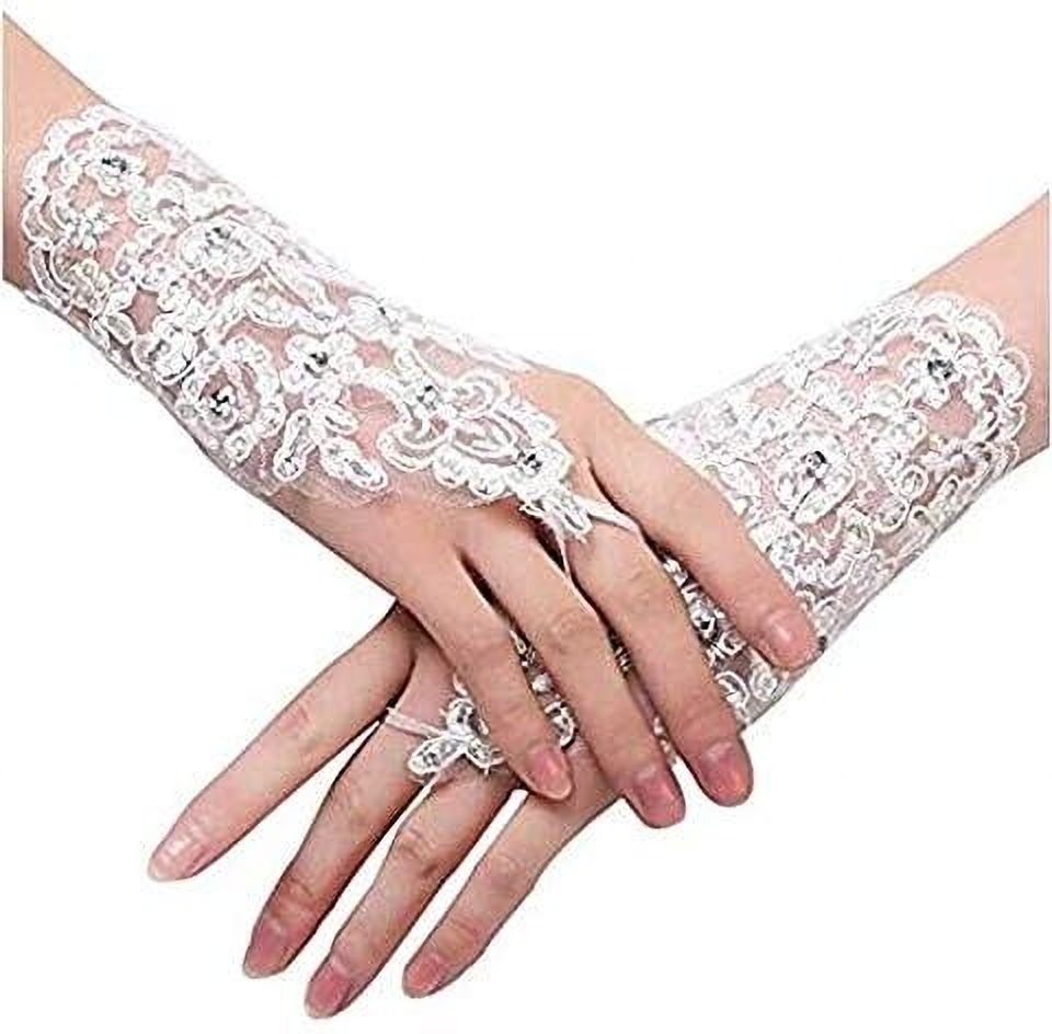 fok Self Design Evening Women Gloves-picture-15