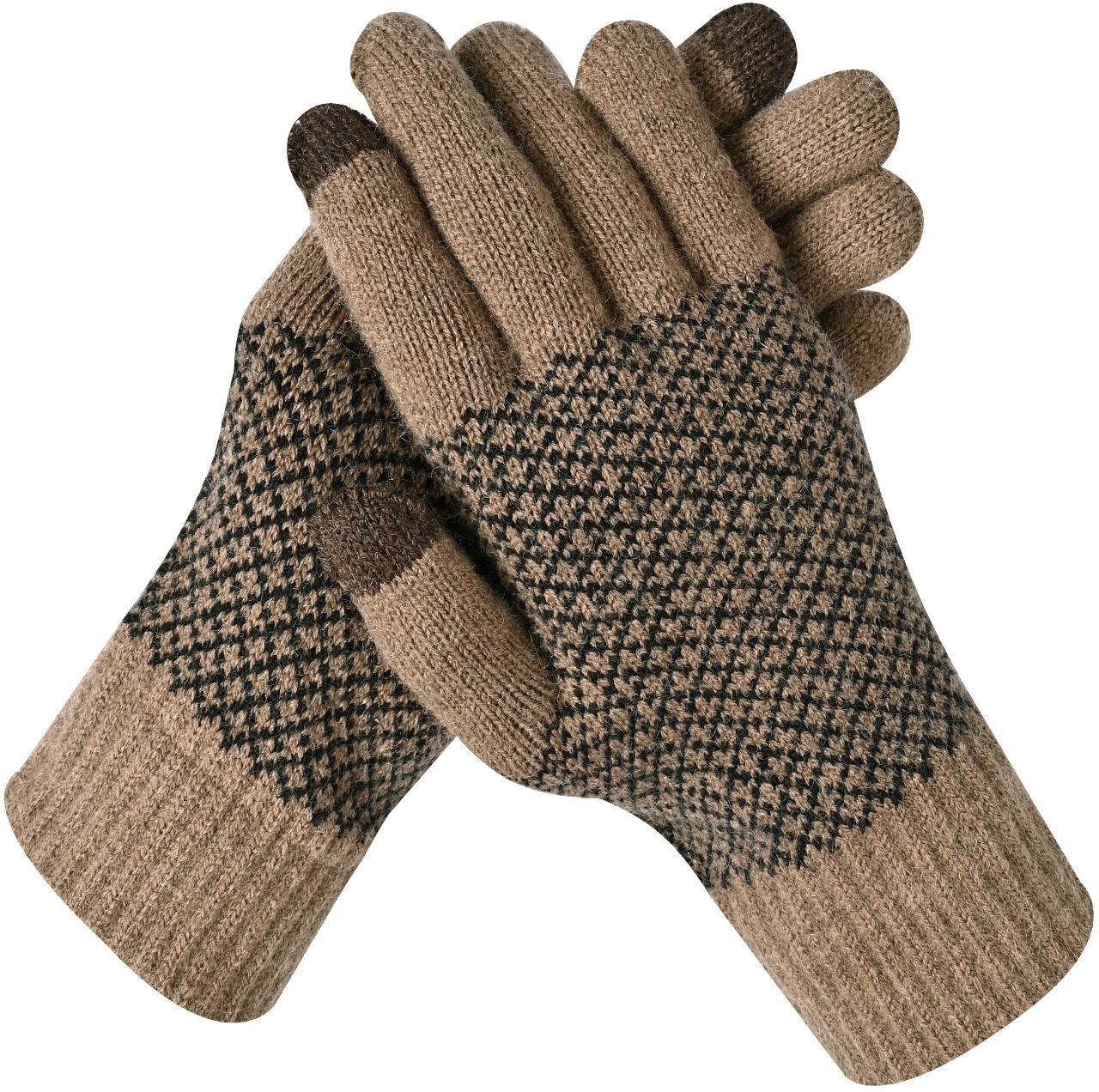 sfab Checkered, Self Design, Printed Winter Men Gloves-picture-28
