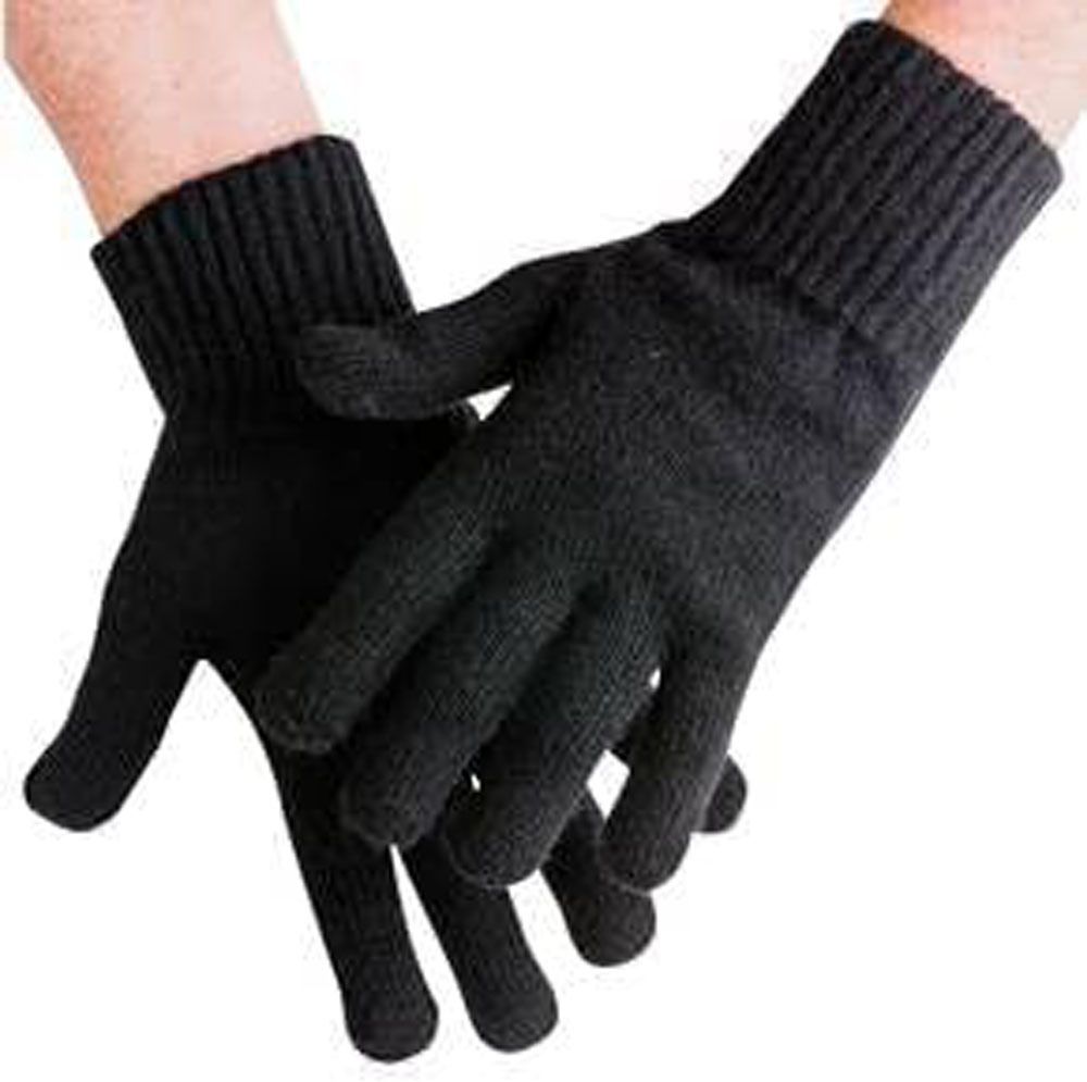 Solid Winter Men Gloves-image-17