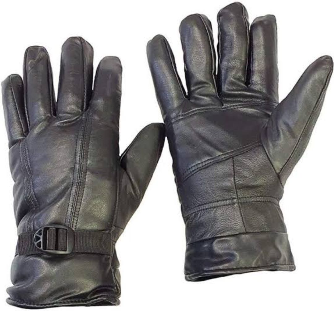 Solid Winter Men Gloves-image-36