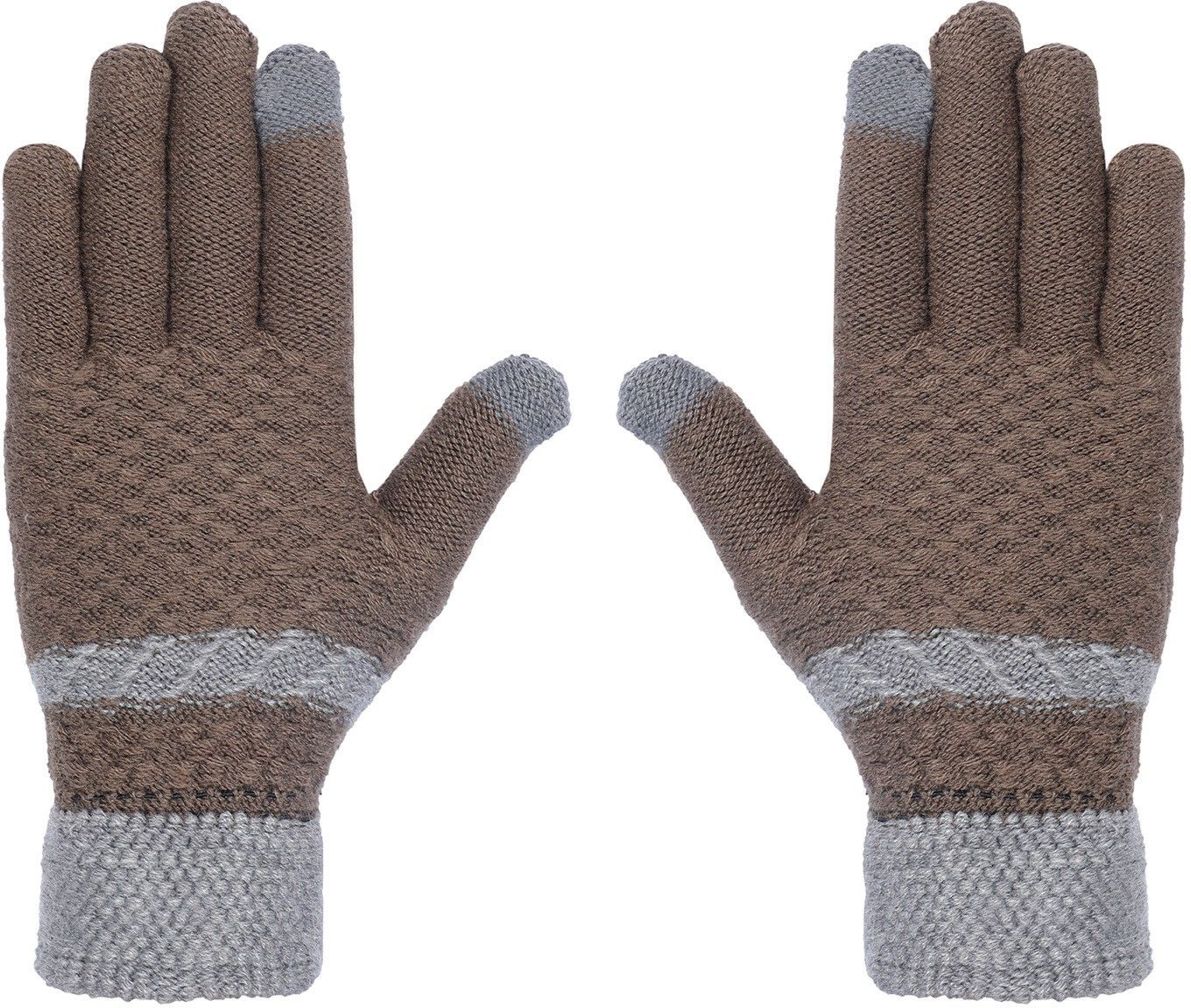 loom legacy Self Design Winter Men Gloves-picture-10