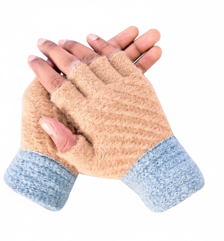 desoria Solid, Self Design, Woven Winter Men Gloves-picture-26