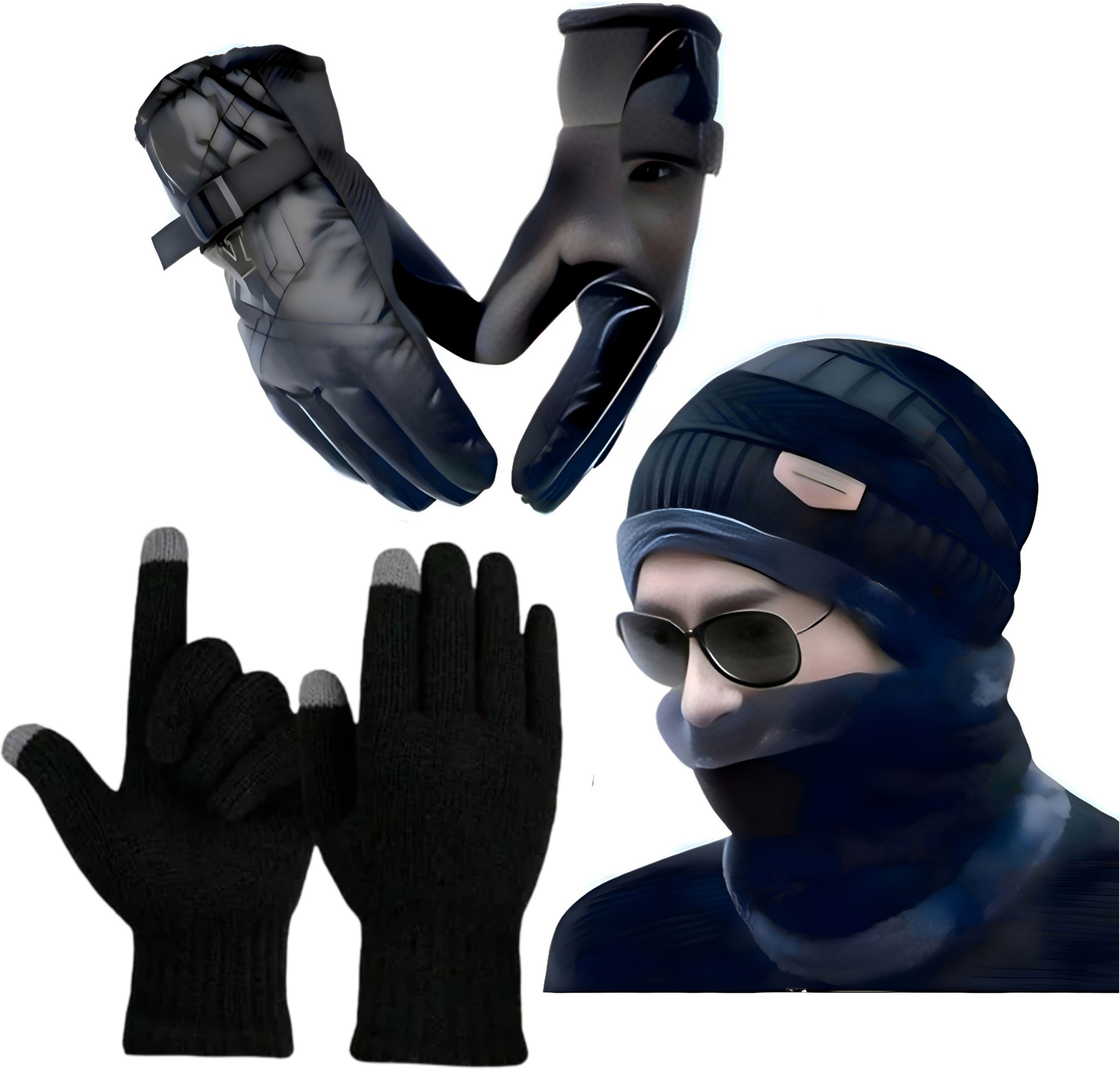tretos1 Self Design Winter Men Gloves-picture-18