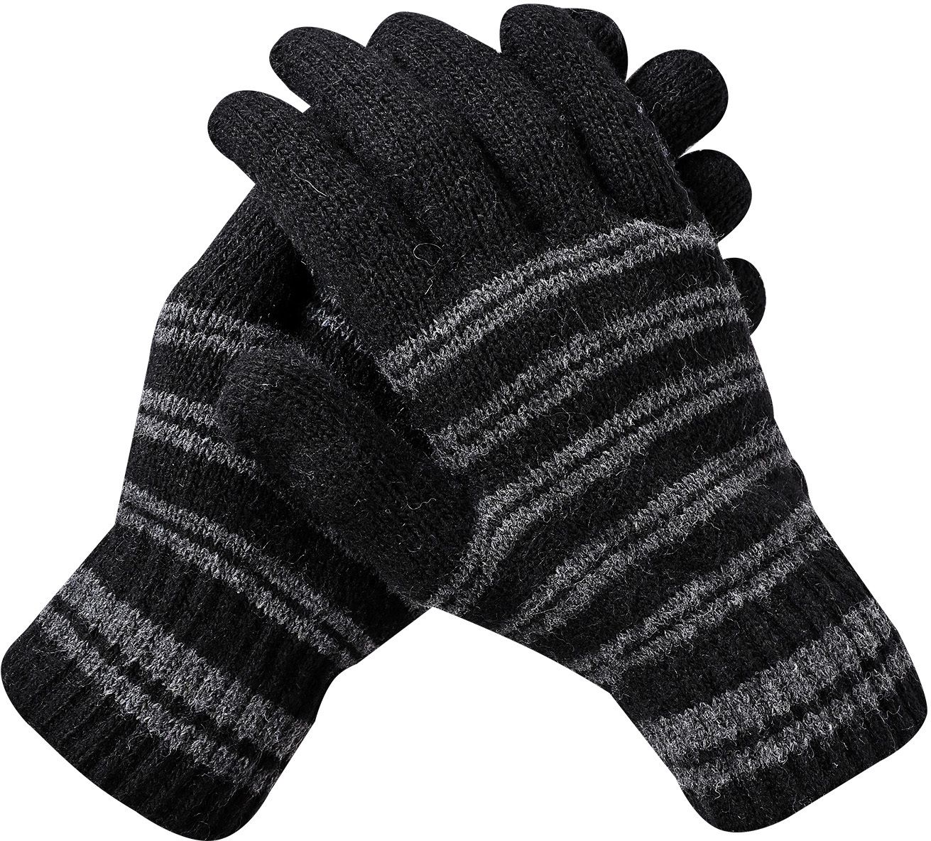 loom legacy Striped, Self Design, Printed Winter Men Gloves-picture-13