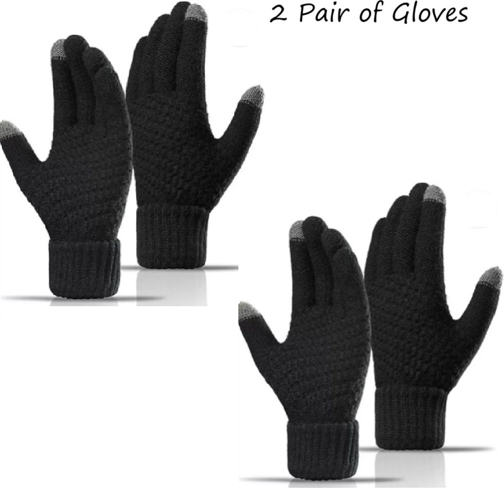 qinpin Solid Winter Men Gloves-picture-24