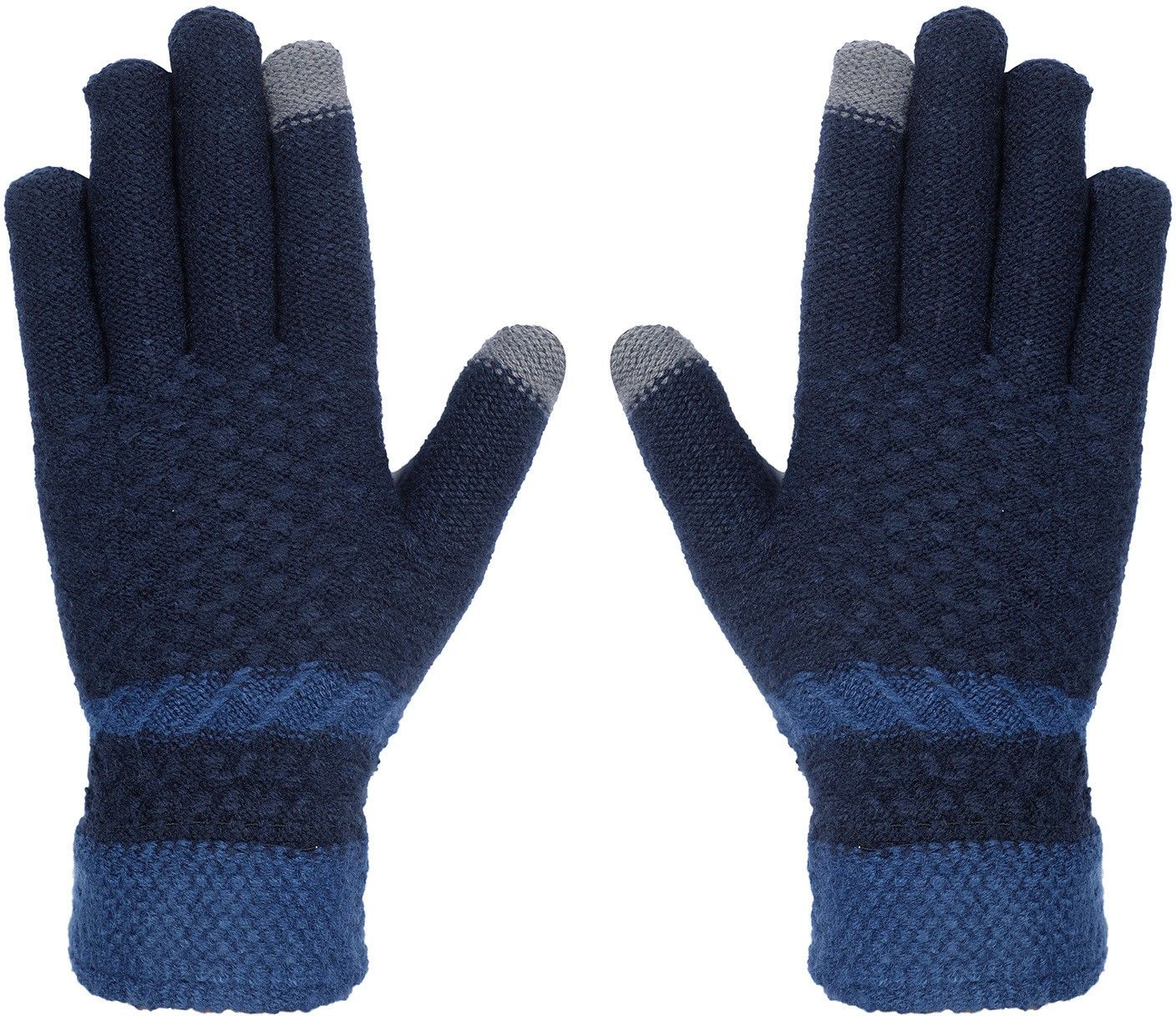 loom legacy Self Design Winter Men Gloves-picture-31