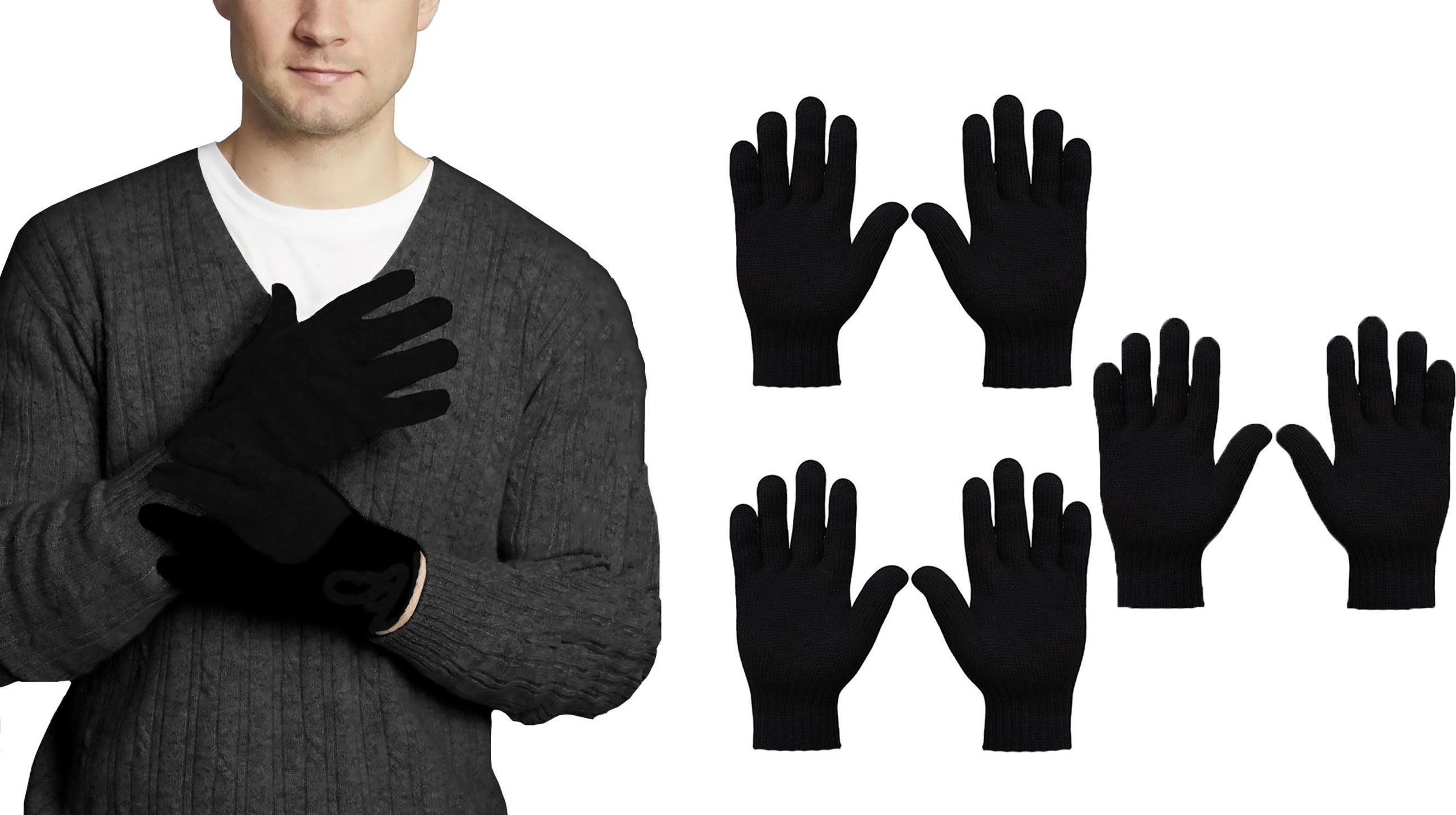 kronado Solid Winter Men Gloves-picture-33