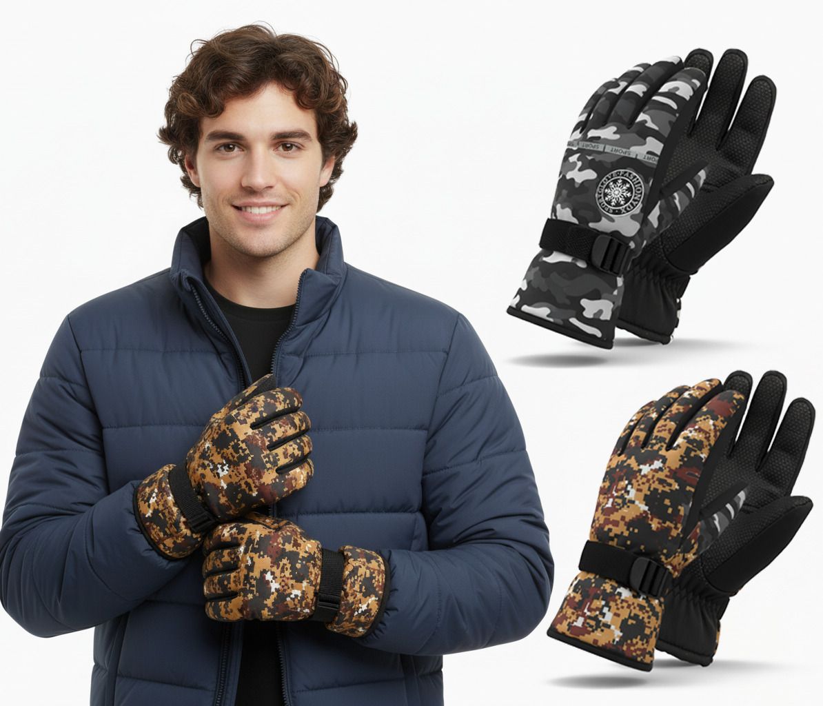 kronado Solid Winter Men Gloves-picture-10