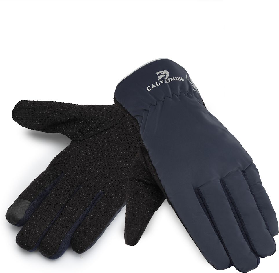 Solid Winter Men Gloves-image-48
