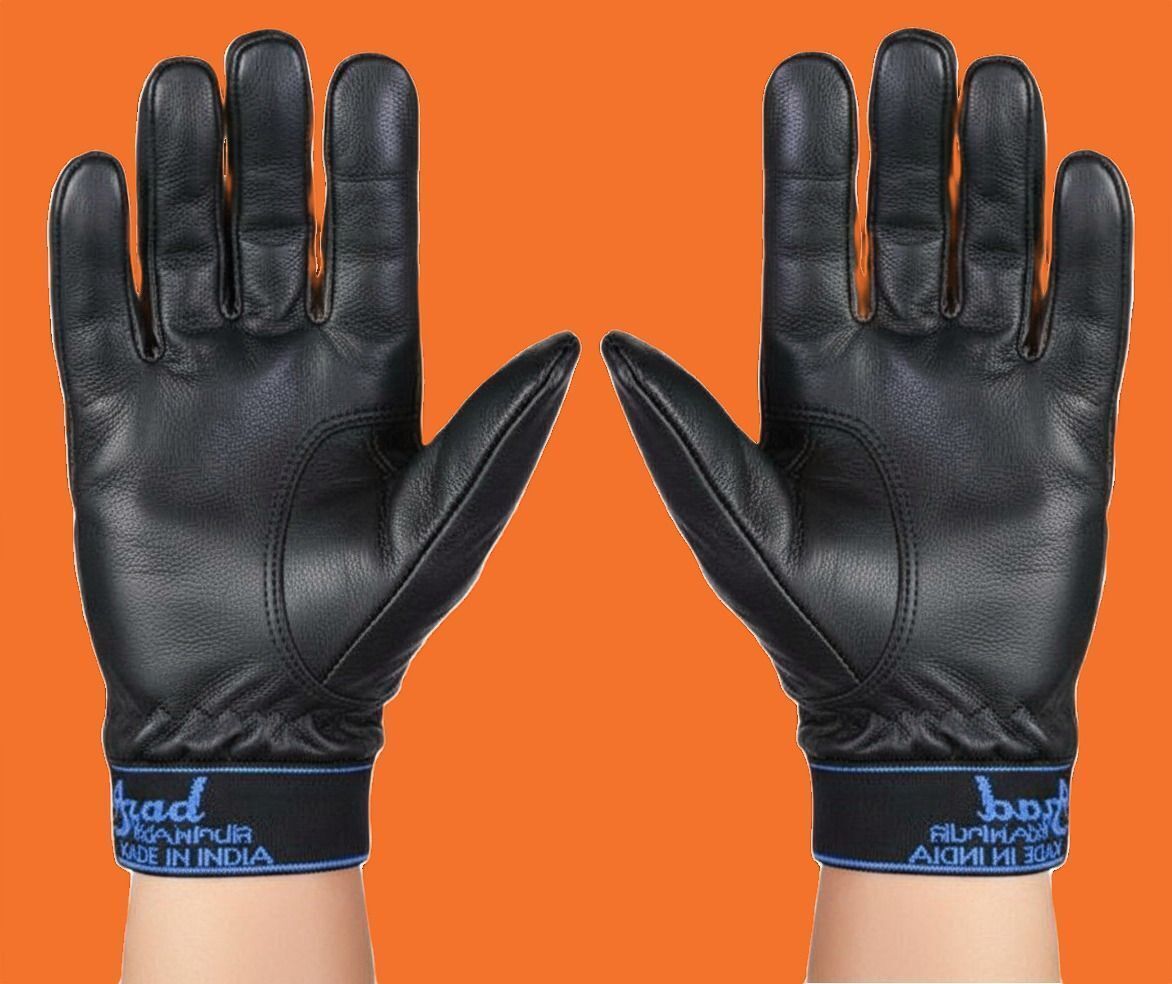 azad Solid, Self Design Winter Men Gloves-picture-18