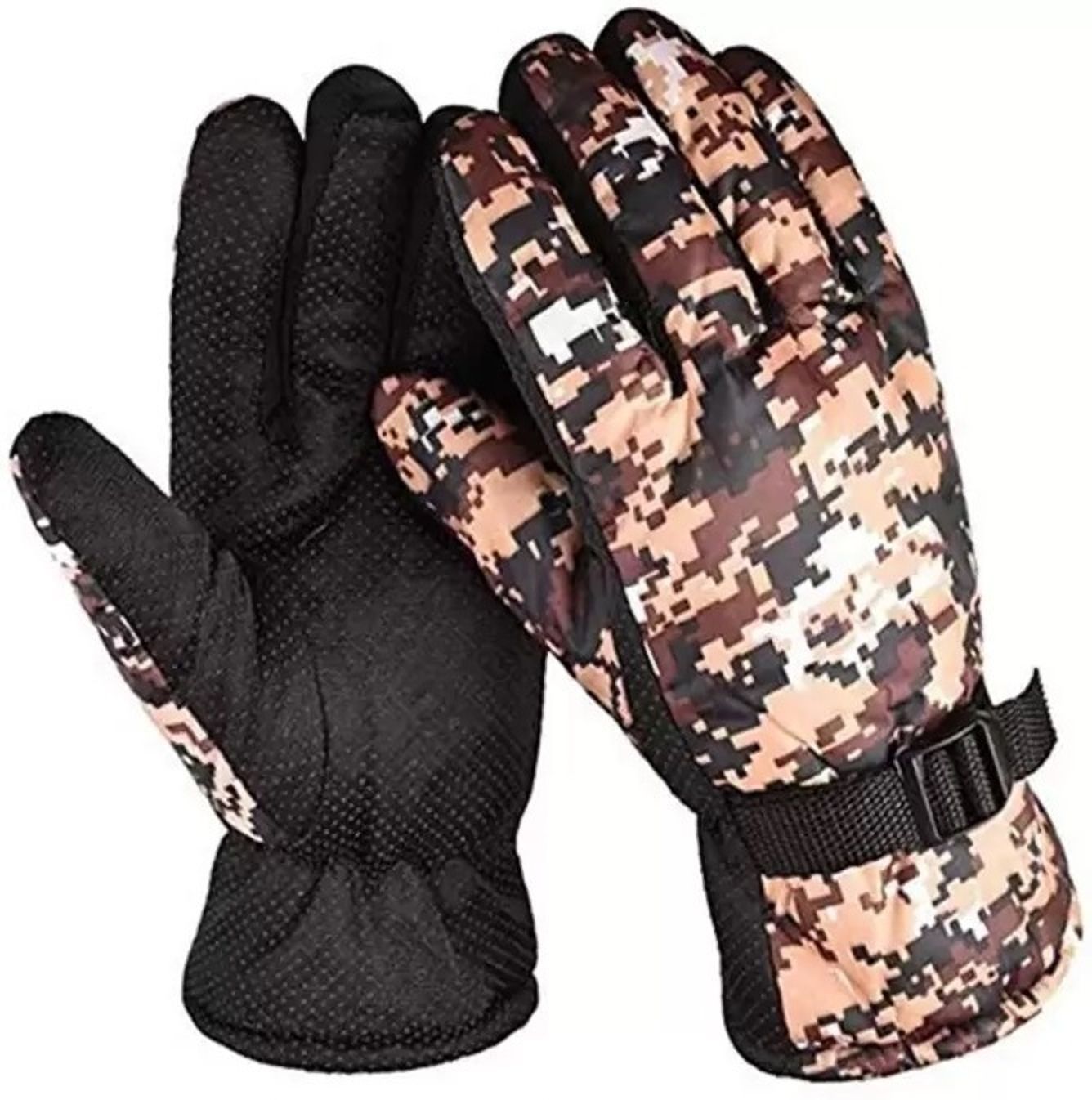Printed Winter Men Gloves-image-28