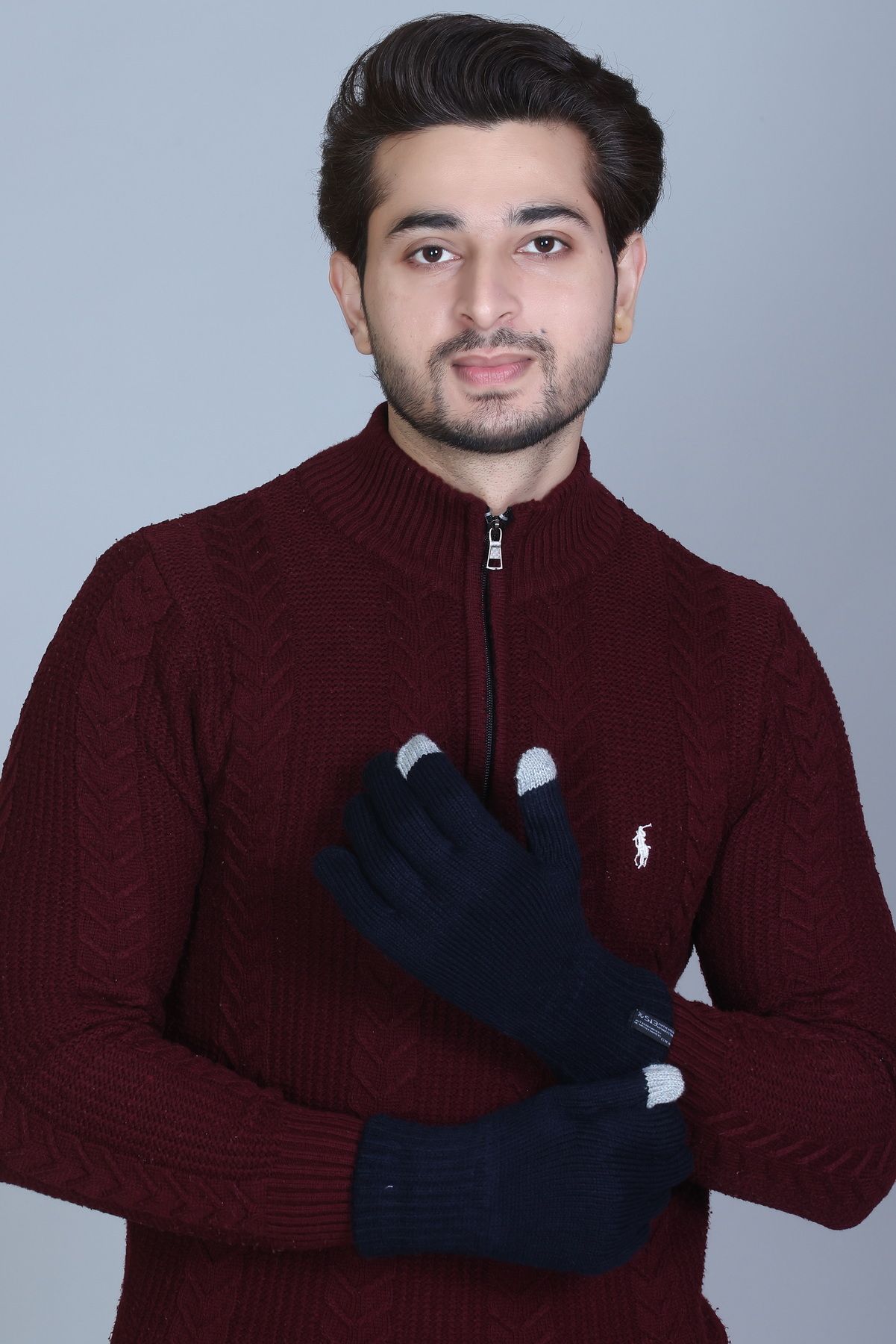 513 Solid Winter Men Gloves-picture-31